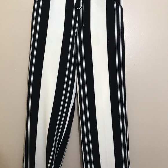 I.N.C Petite Nikita-Stripe Wide-Leg Pants - Picture 4 of 6